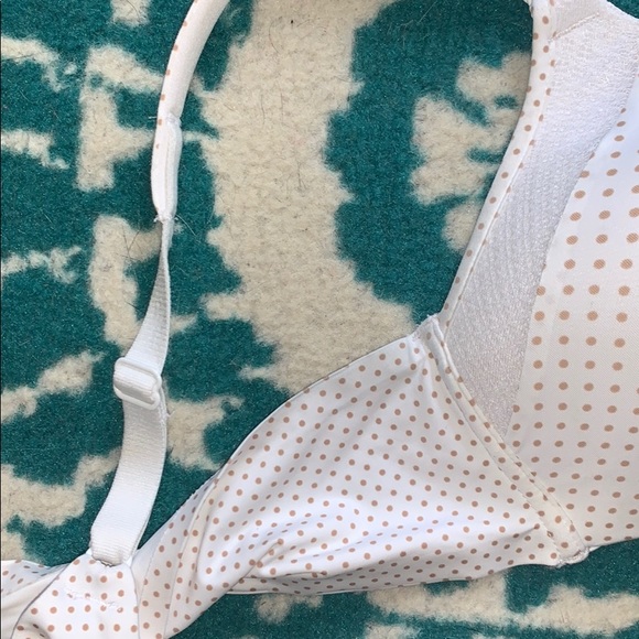 White polka dot t-shirt bra - Picture 4 of 4